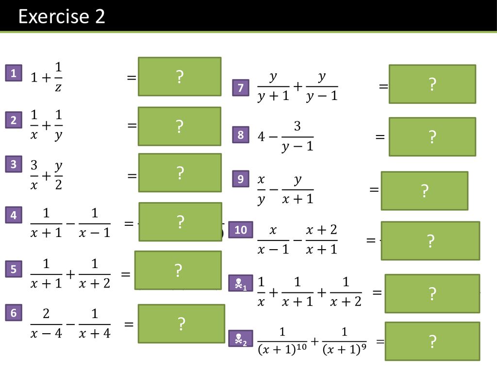 Year 8 Algebraic Fractions Ppt Download Year 8 Algebraic Fractions Ppt Download