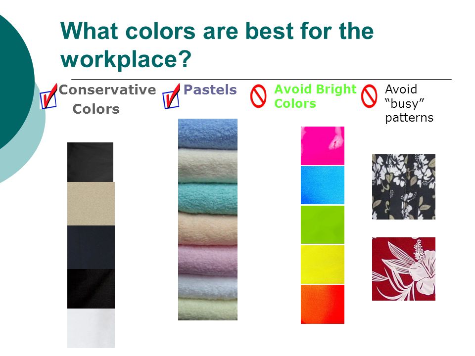 What colors are best for the workplace