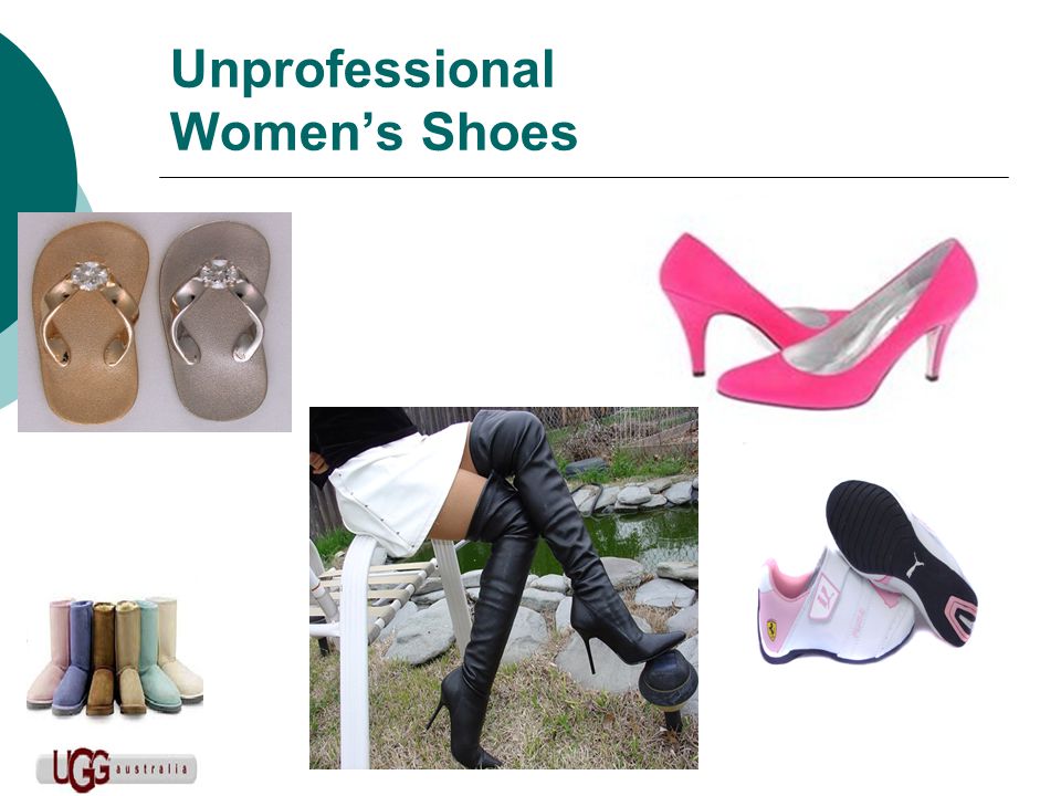 Unprofessional Women’s Shoes