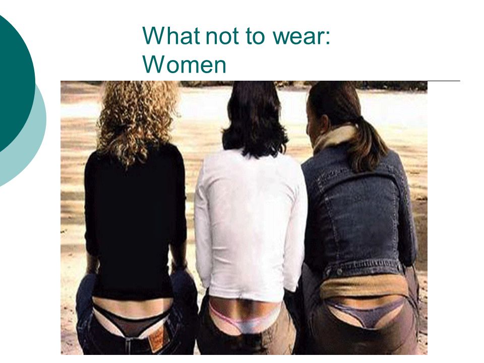 What not to wear: Women