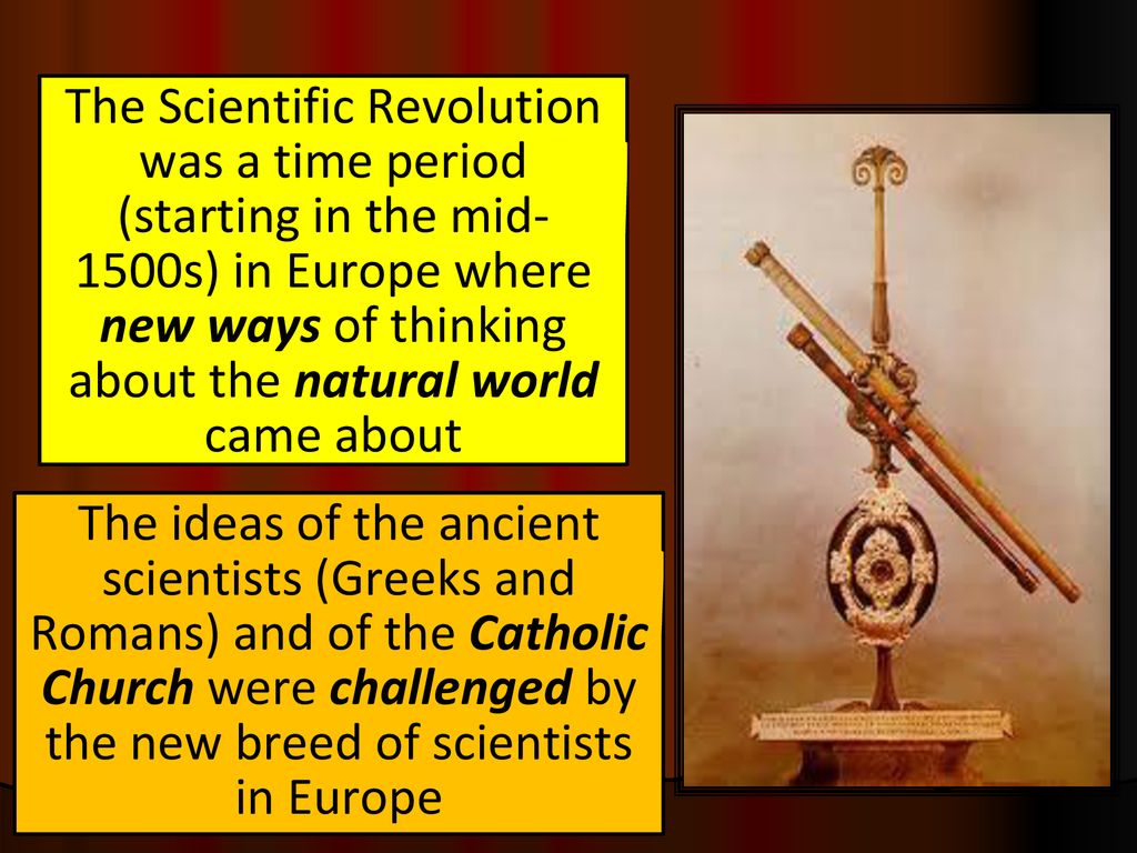 THE SCIENTIFIC REVOLUTION ppt download