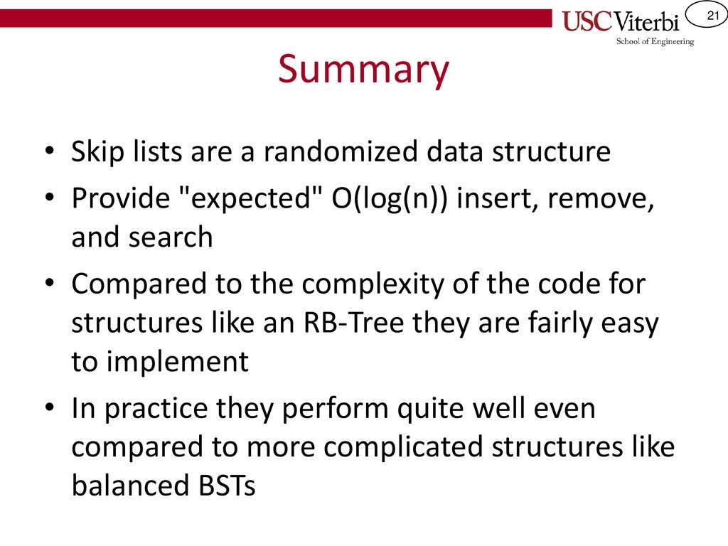 CSCI 104 Skip Lists Mark Redekopp. - ppt download