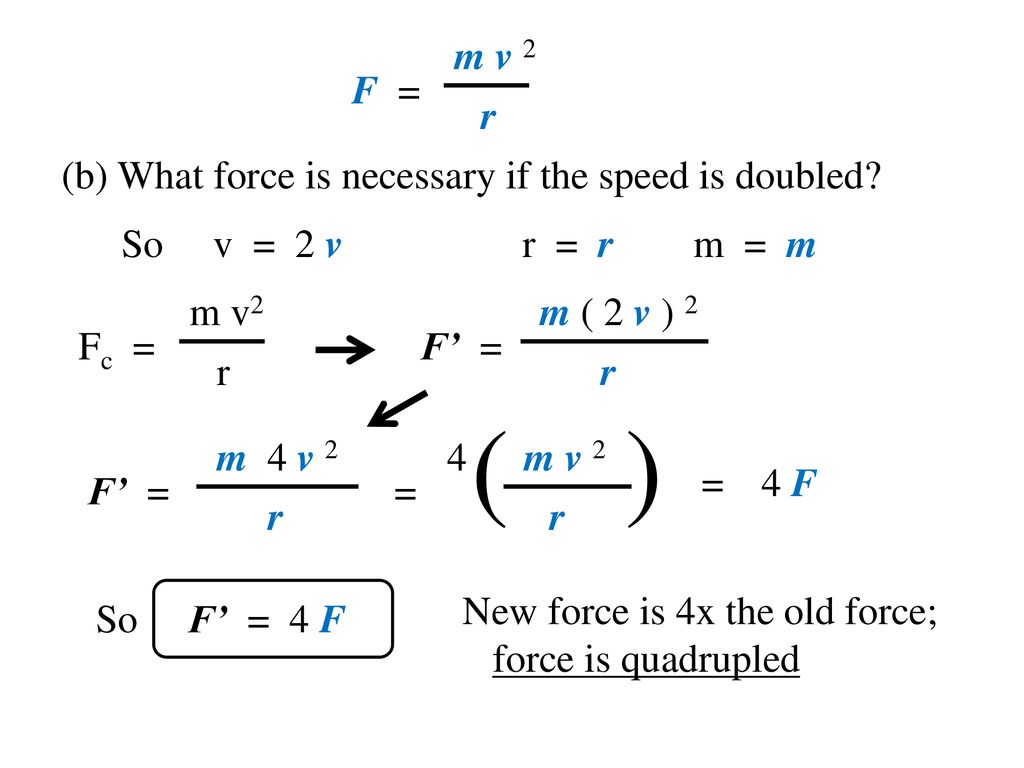 Centripetal Example Problems Answers Ppt Download