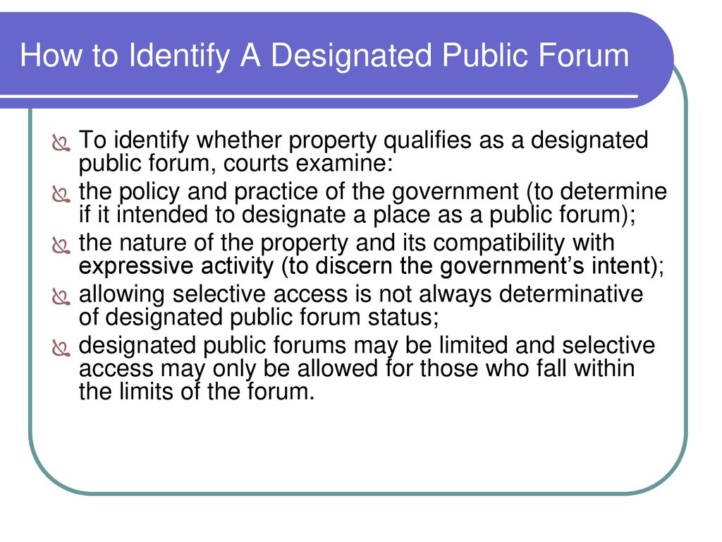 Public Forum Doctrine Religion And The Constitution Ppt Download public-forum-doctrine-religion-and-the-constitution-ppt-download