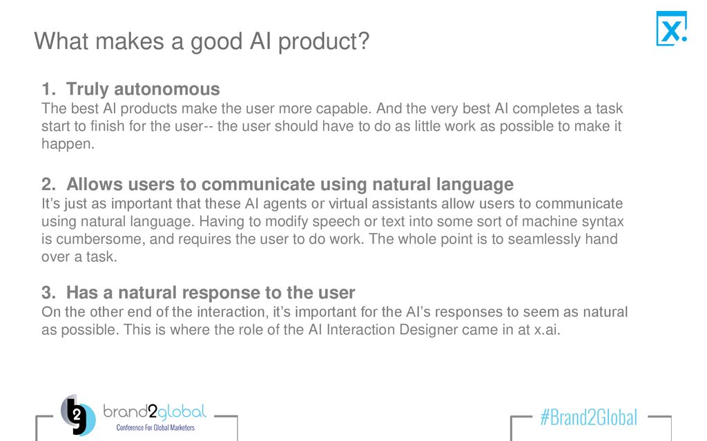 What makes a good AI product