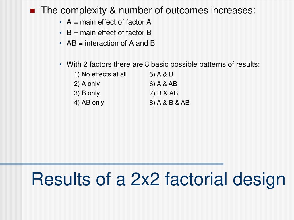 Experiment Basics: Designs - Ppt Download