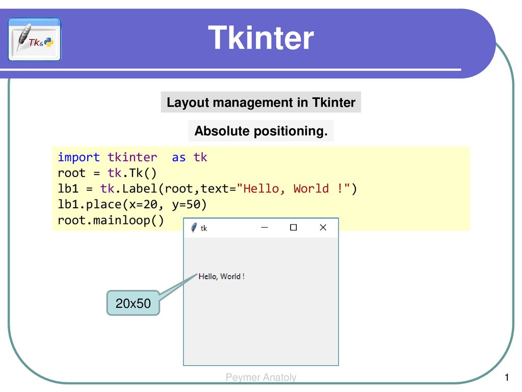 Tkinter enter