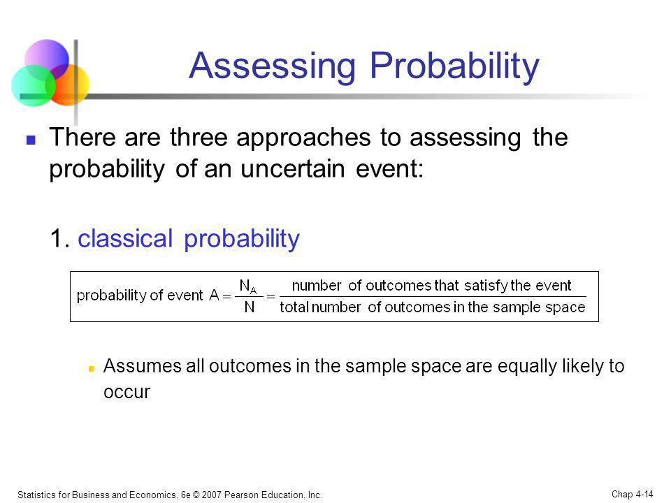 Assessing Probability