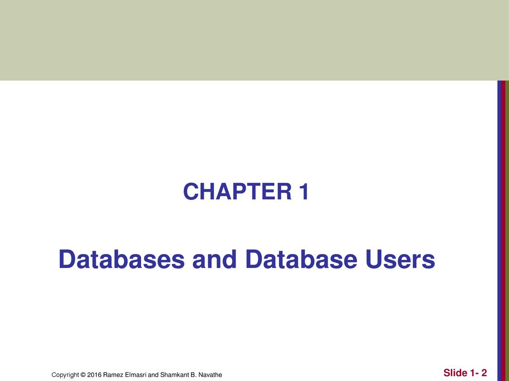 Databases and Database Users - ppt download