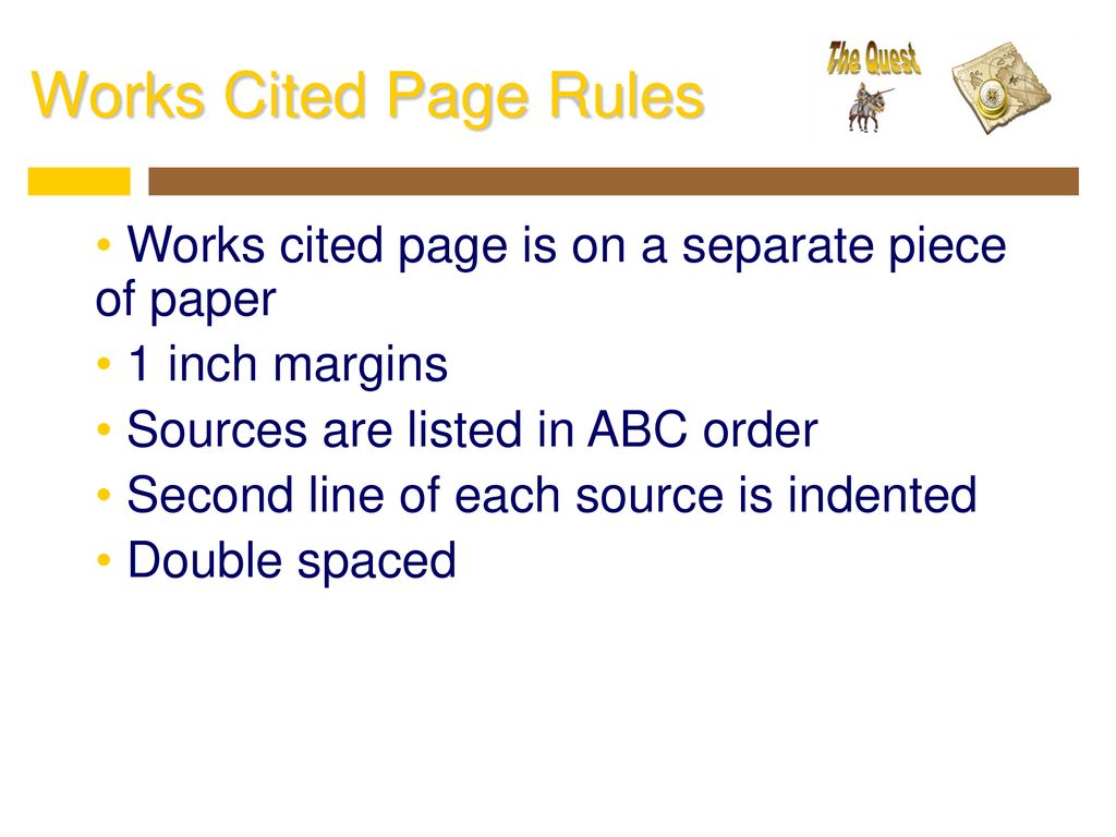 Parenthetical Citations & Works Cited Page ppt download