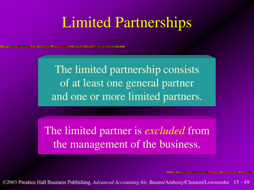 Partnerships Formation Operations And Changes In Ownership Interests Chapter Ppt Download