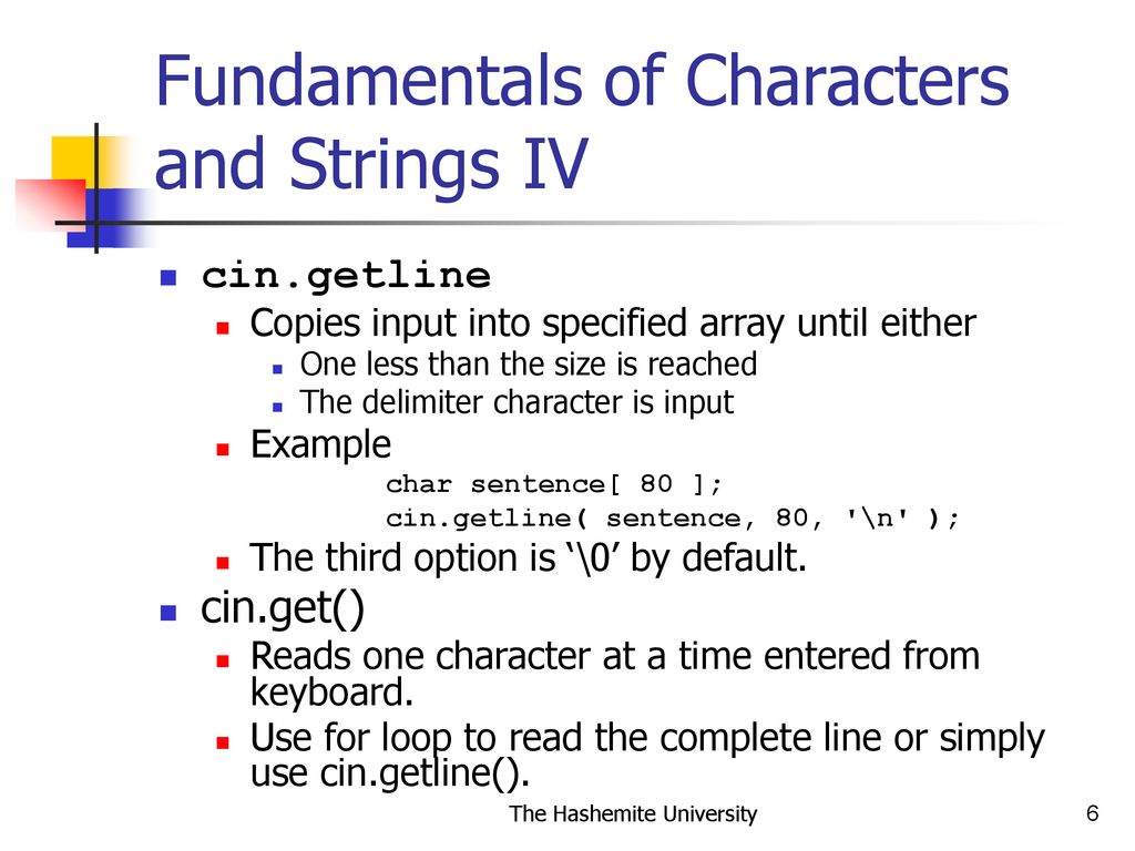 C++ Programming Lecture 20 Strings - ppt download