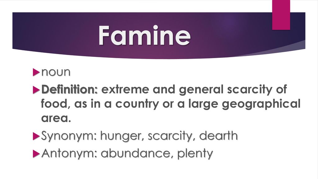 Is A Synonym For Scarcity