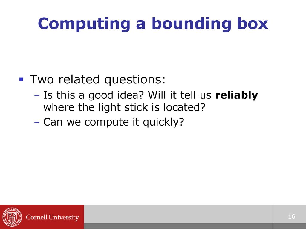 Computing a bounding box