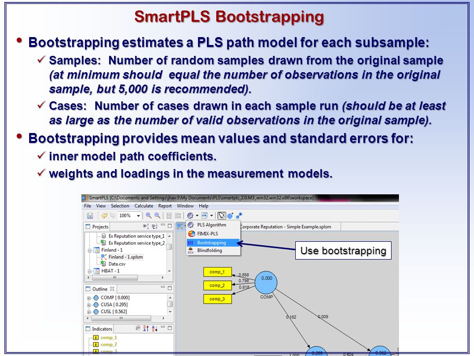 smartpls 3 bootstrapping gives smartpls 3 bootstrapping gives