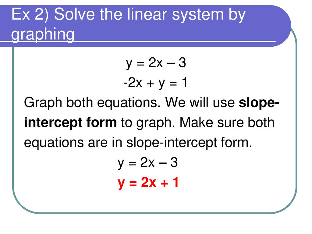 Review: Graphing an Equation - ppt download