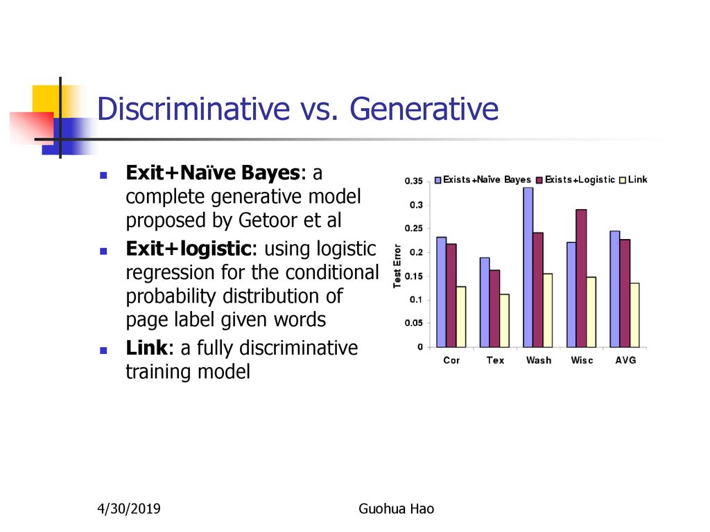 Discriminative probabilistic models for relational data ppt download