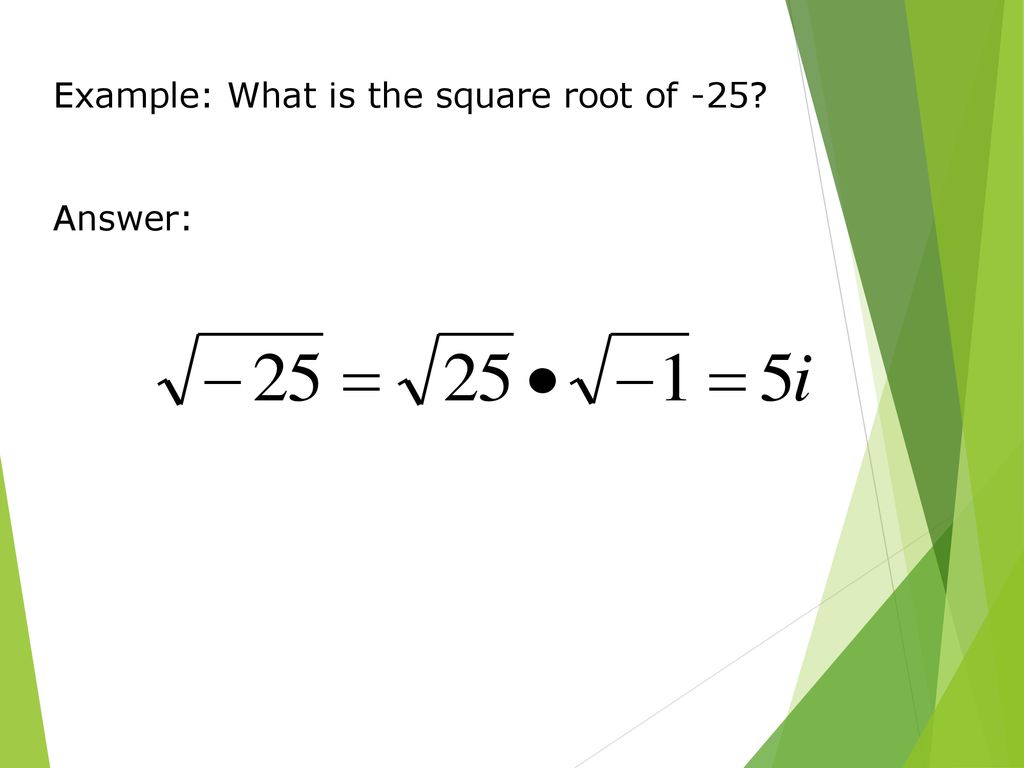 Imaginary Numbers ???. - ppt download