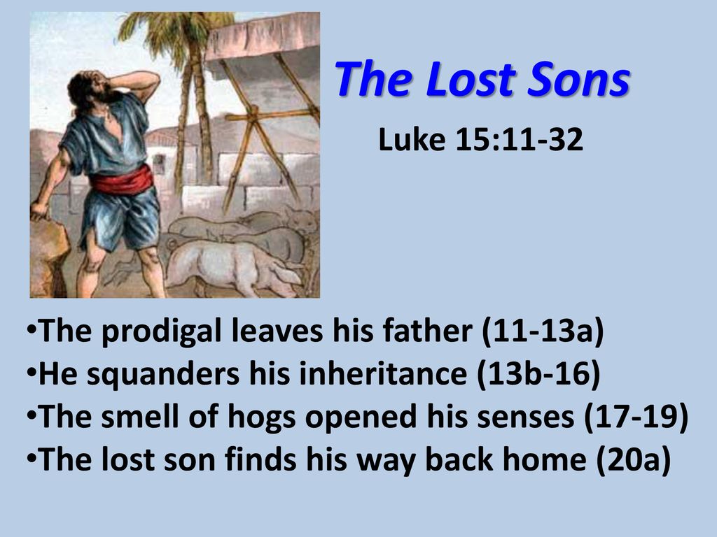 prodigal son leaving home