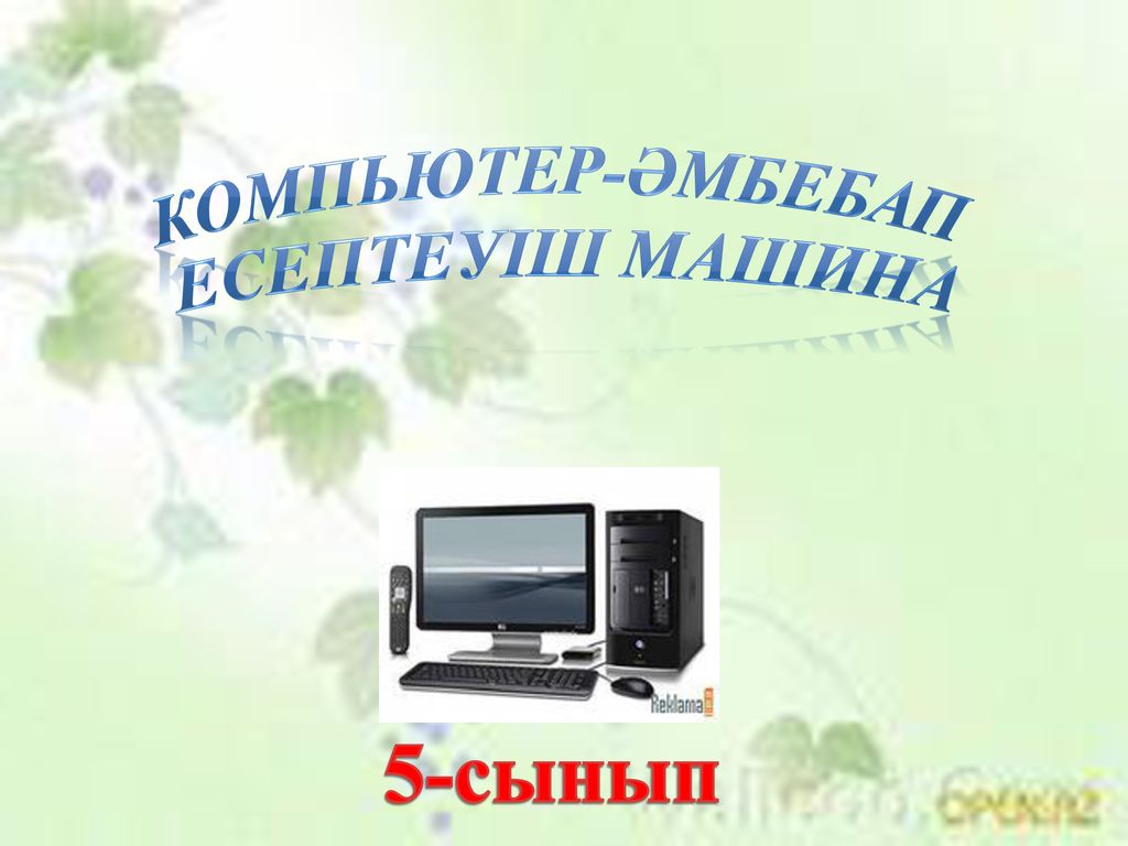 Информатика сынып тест