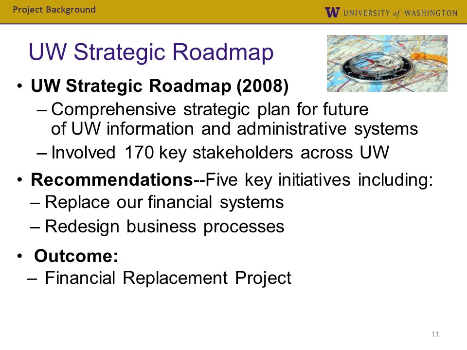 UW Strategic Roadmap UW Strategic Roadmap (2008)
