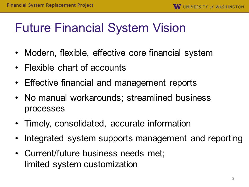 Future Financial System Vision