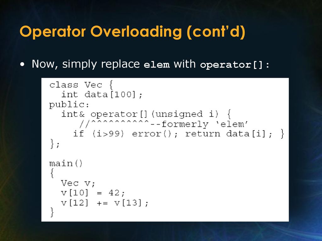 Object-Oriented Programming (Part 2) - ppt download