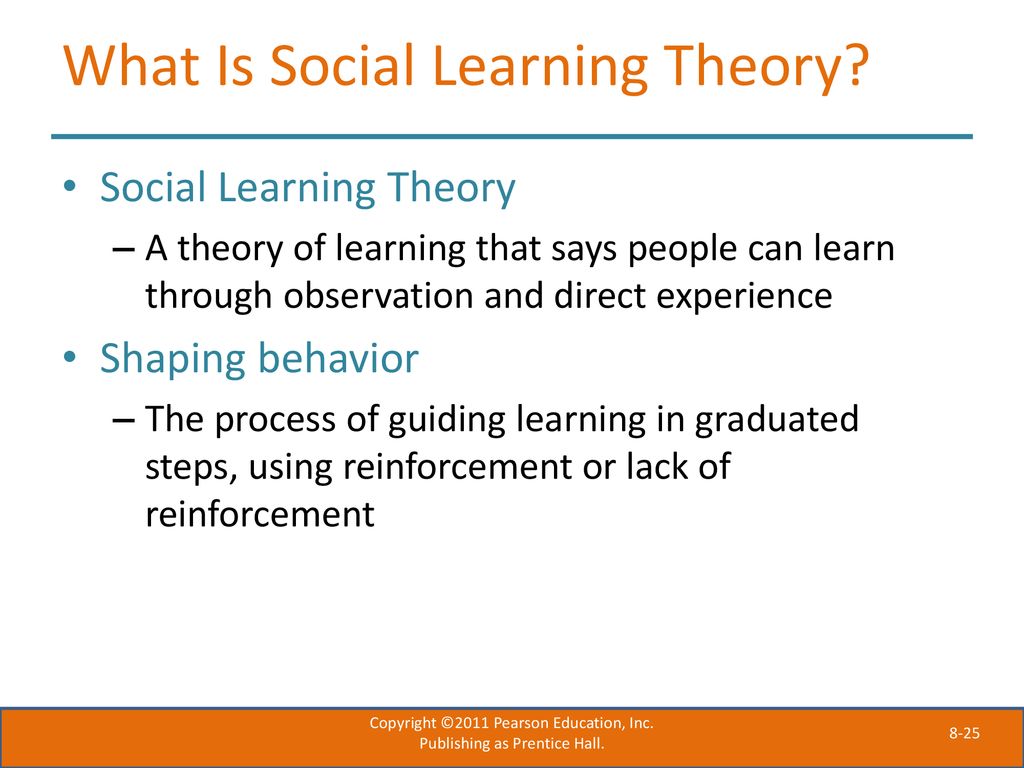 What Is Social Learning Theory