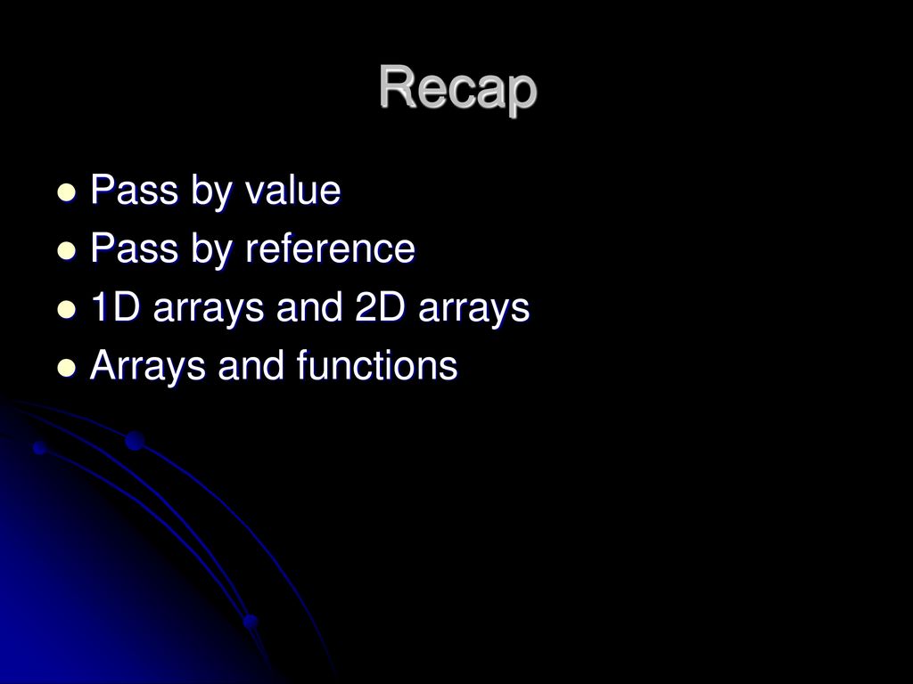 Two dimensional arrays. - ppt download