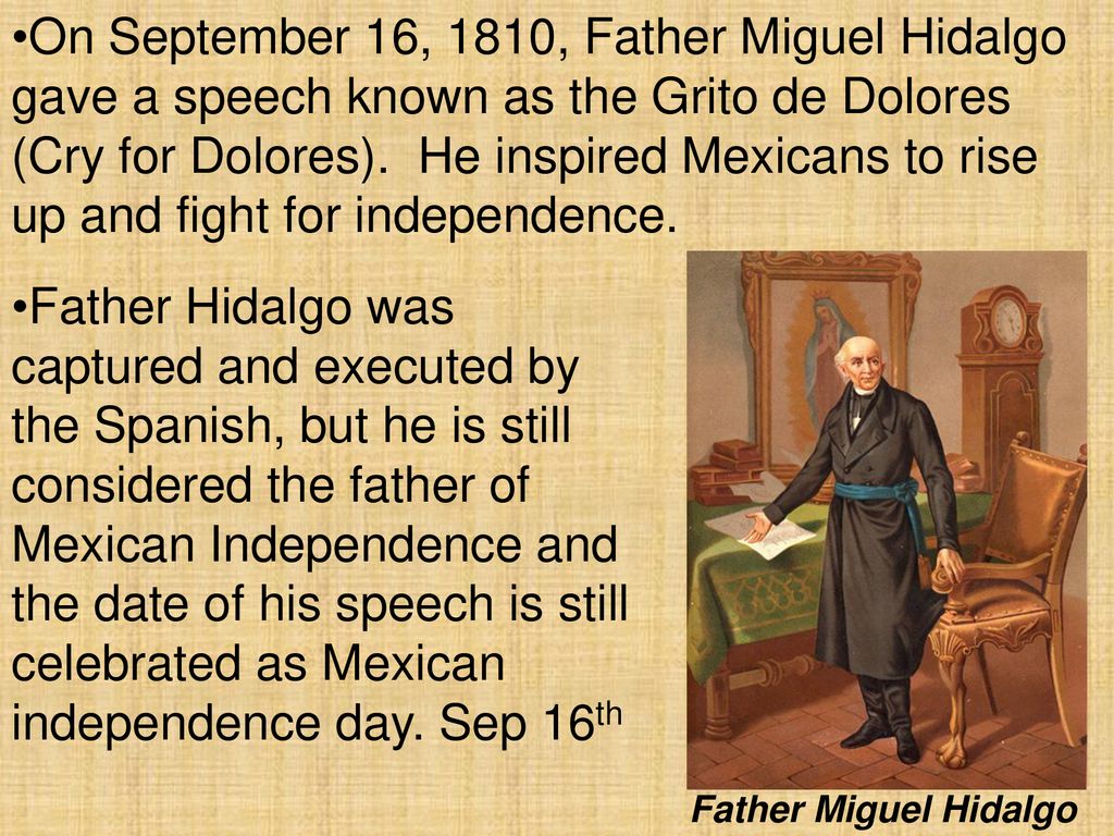 father miguel hidalgo speech