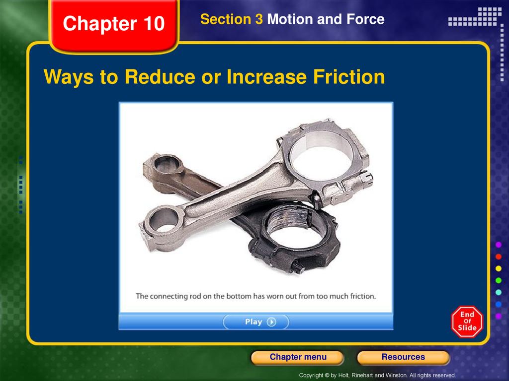 Ways to Reduce or Increase Friction