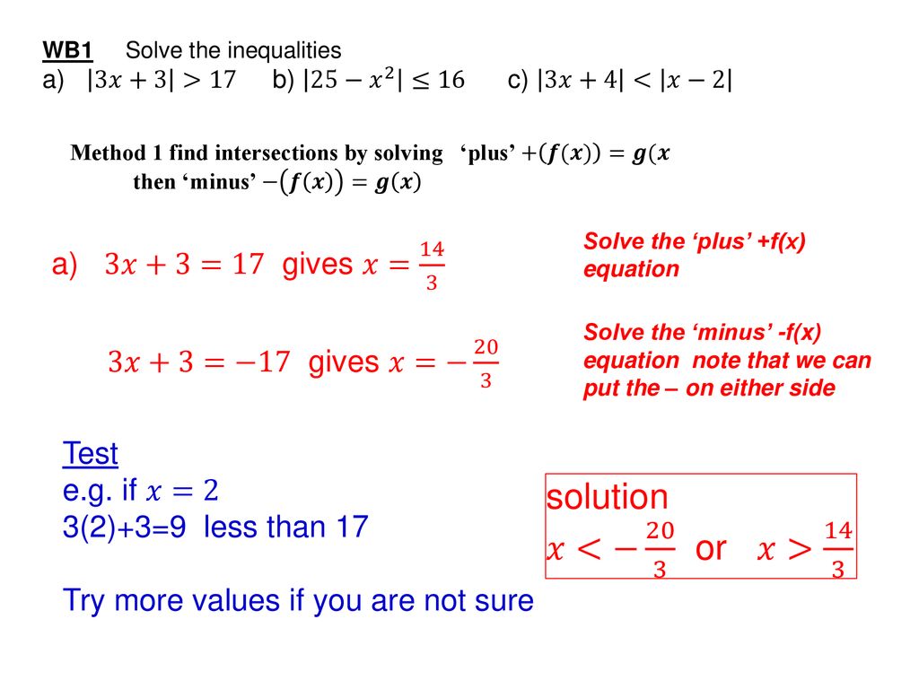 Solve Inequalities Ppt Download Solve Inequalities Ppt Download