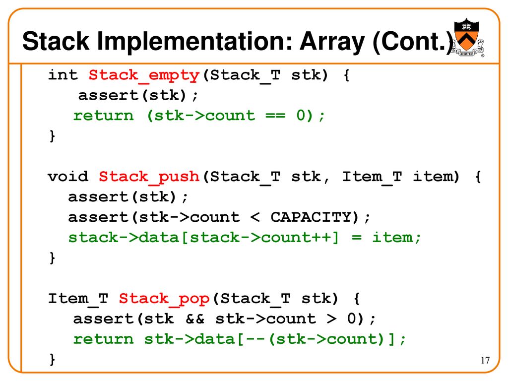 Abstract Data Types (ADTs), After More on the Heap - ppt download