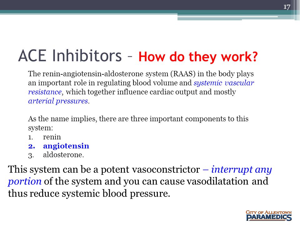 Ace Inhibitor Training Ppt Video Online Download