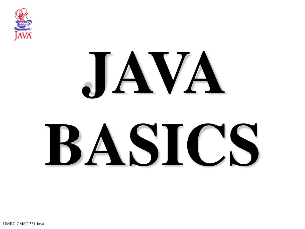 JAVA BASICS. - ppt download