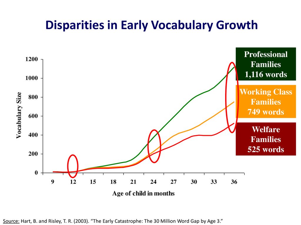 Disparities in Early Vocabulary Growth