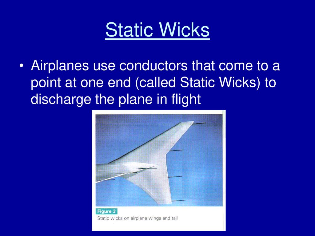 Static Wicks On Aircraft