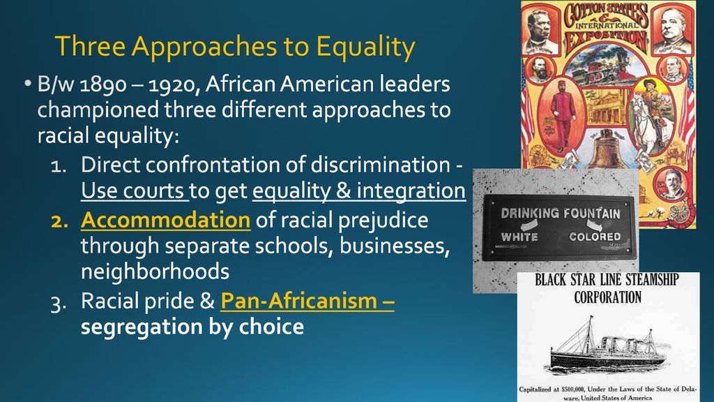 African American Leadership During The Progressive Era - Ppt Download