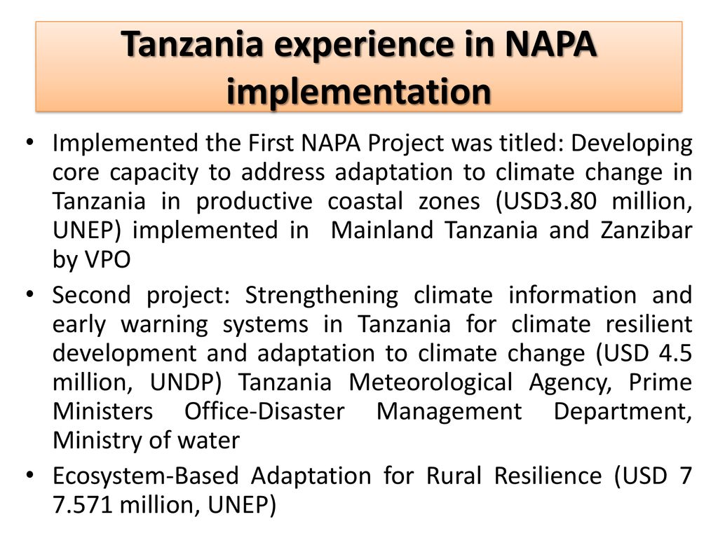 AGRICULTURE AND NAPA IN TANZANIA Ppt Download agriculture-and-napa-in-tanzania-ppt-download