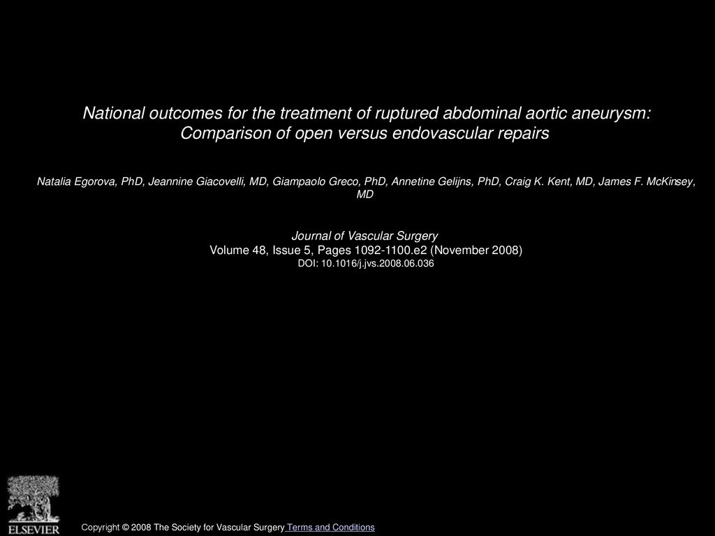 National Outcomes For The Treatment Of Ruptured Abdominal Aortic national-outcomes-for-the-treatment-of-ruptured-abdominal-aortic