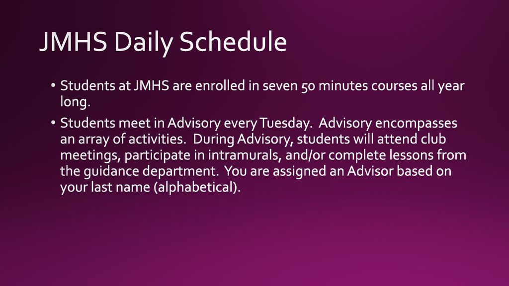 Class of 2023 to JMHS!. ppt download