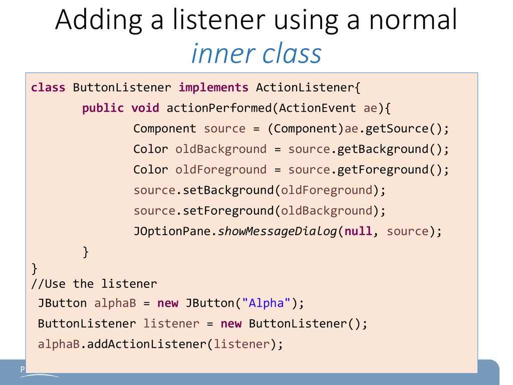 Overview of Java GUIs …. - ppt download