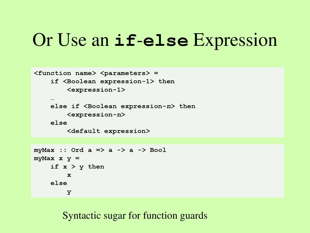 Computer Science 312 Making choices Tail Recursion - ppt download
