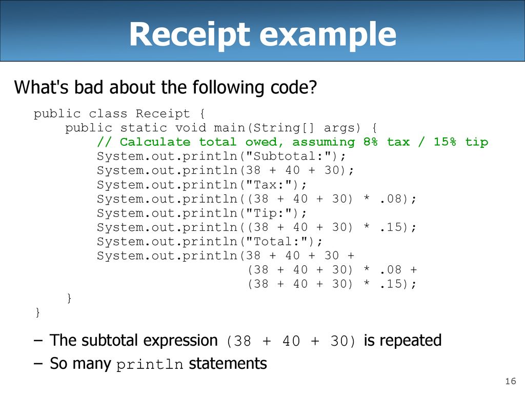 Building Java Programs Chapter 2 - ppt download
