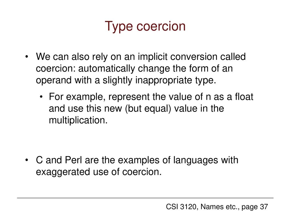 Names, binding, scope, type checking - ppt download