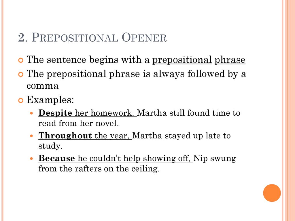 Six Sentence Openers Anna Ingham Ppt B Ting Ppt Download