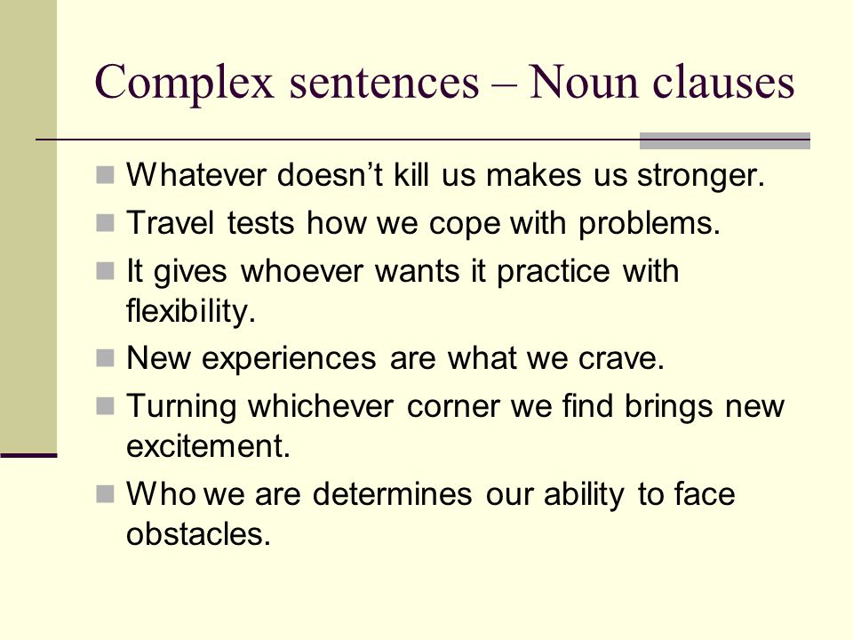 how to identify noun clauses in a sentence