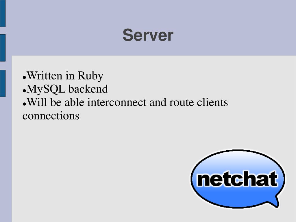 Netchat communications framework ppt download