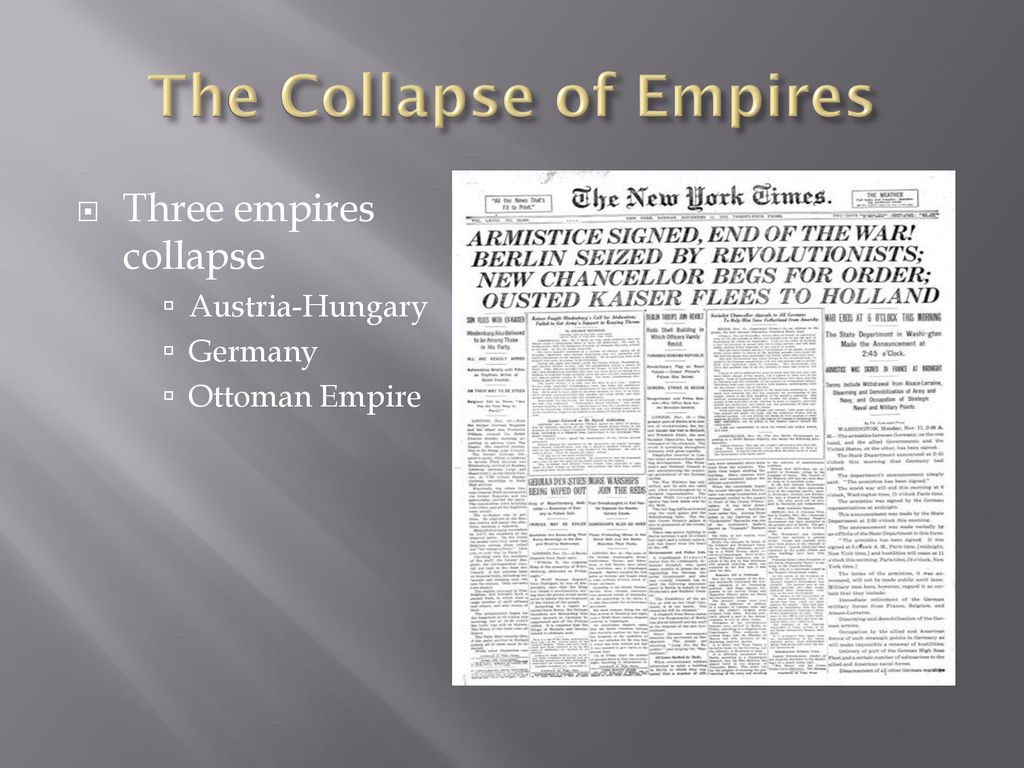 The Collapse of Empires