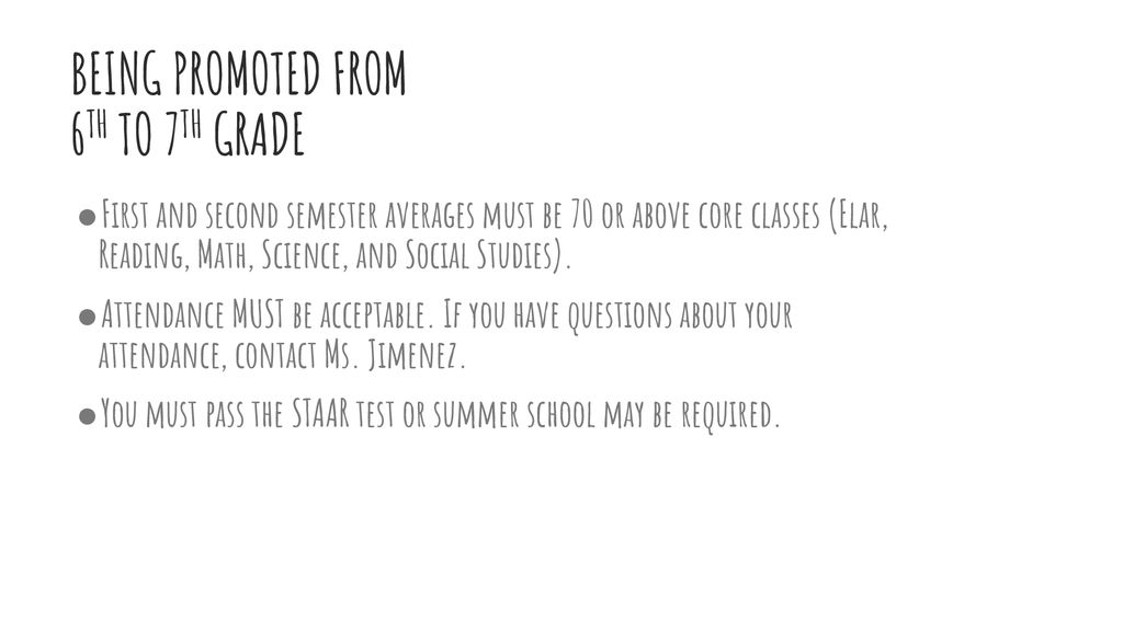 7th Grade Course Selection ppt download